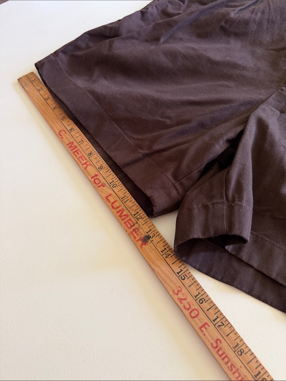 Todd Snyder Dark Brown Pleated Men's Shorts Sz 35. Box55 - Picture 6 of 7